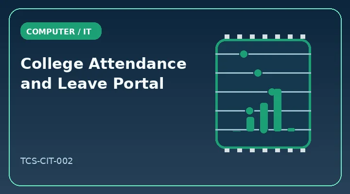College Attendance and Leave Portal illustrative project image