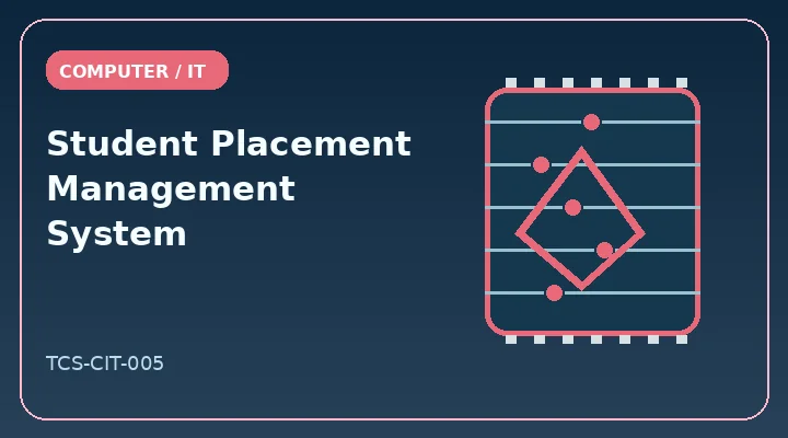Student Placement Management System illustrative project image