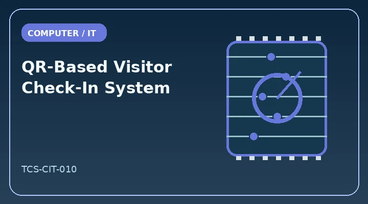 QR-Based Visitor Check-In System illustrative project image