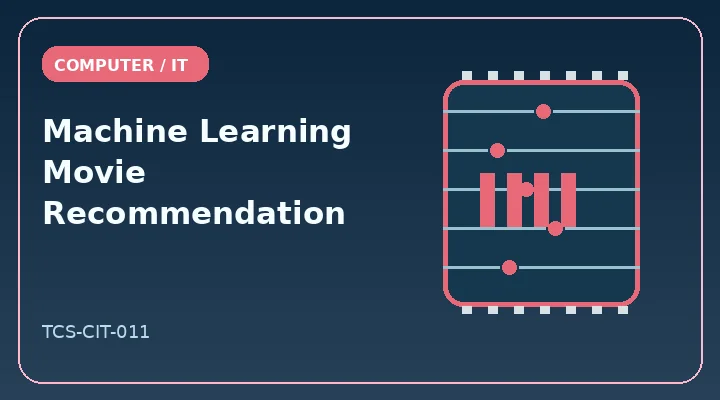 Machine Learning Movie Recommendation illustrative project image