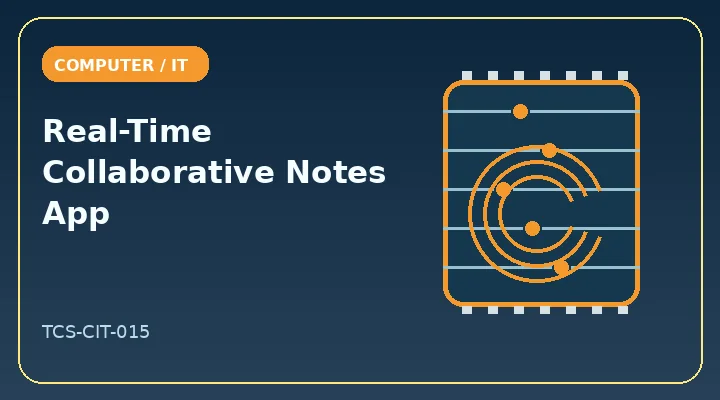 Real-Time Collaborative Notes App illustrative project image