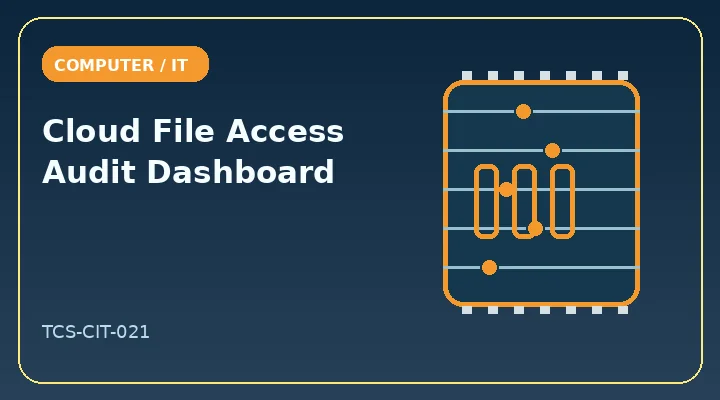 Cloud File Access Audit Dashboard illustrative project image