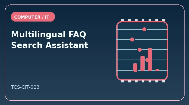 Multilingual FAQ Search Assistant illustrative project image