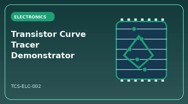 Transistor Curve Tracer Demonstrator illustrative project image