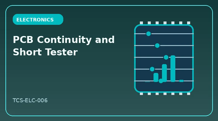 PCB Continuity and Short Tester illustrative project image