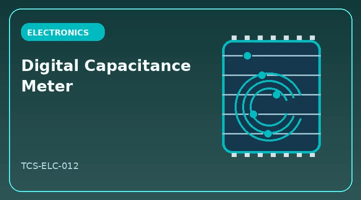 Digital Capacitance Meter illustrative project image