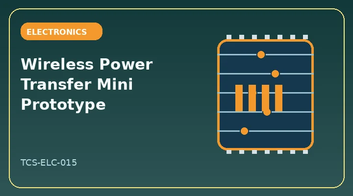 Wireless Power Transfer Mini Prototype illustrative project image