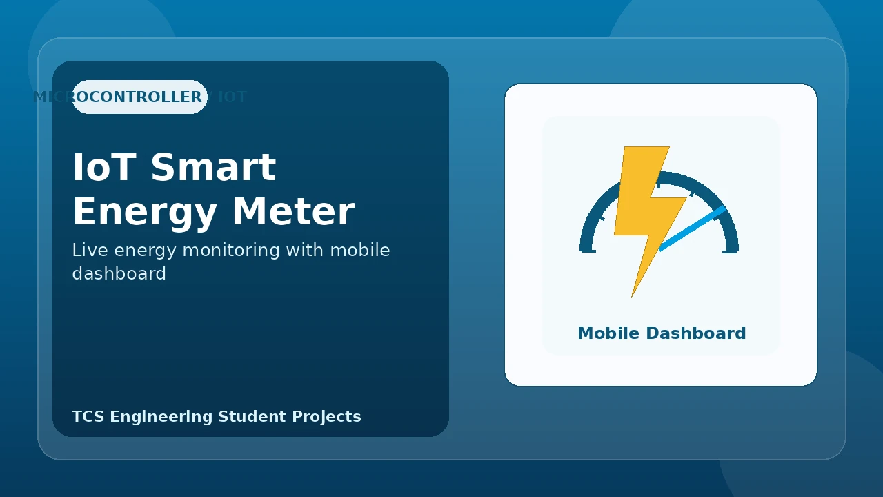 IoT Smart Energy Meter with Mobile Dashboard illustrative project image