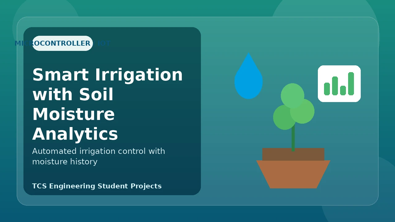 Smart Irrigation with Soil Moisture Analytics illustrative project image