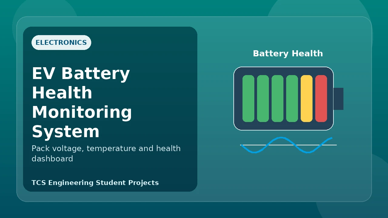 EV Battery Health Monitoring System illustrative project image