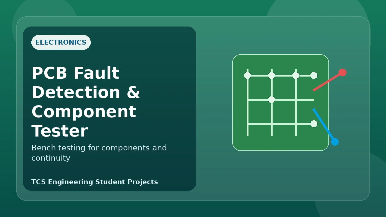 PCB Fault Detection and Component Tester illustrative project image