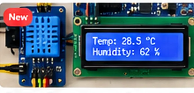 IoT Air Quality and Comfort Dashboard concept illustration