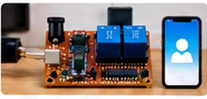 ESP32 Wi-Fi Home Automation Controller concept illustration