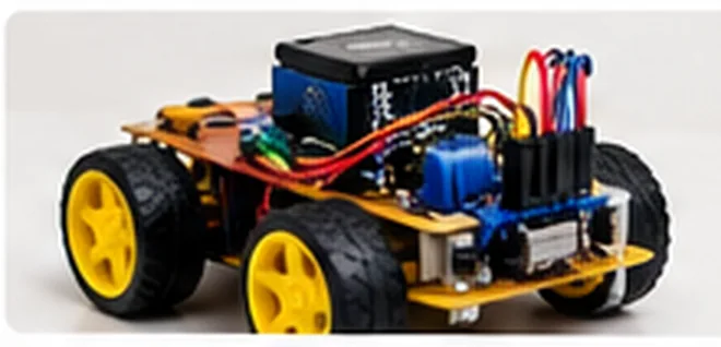Bluetooth-Controlled Robot Car concept illustration