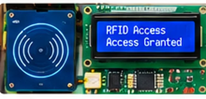 ESP32 RFID Attendance Prototype concept illustration