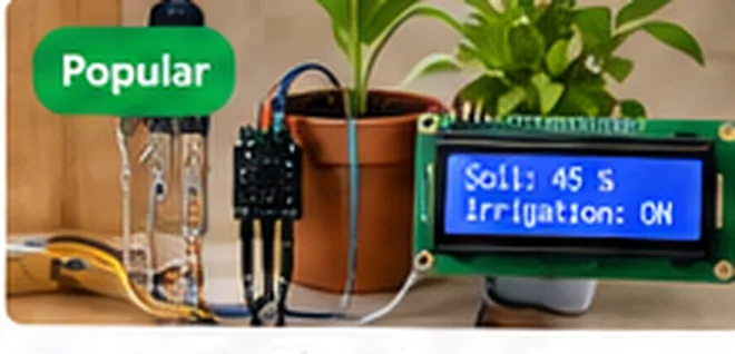 Automatic Plant Irrigation System concept illustration