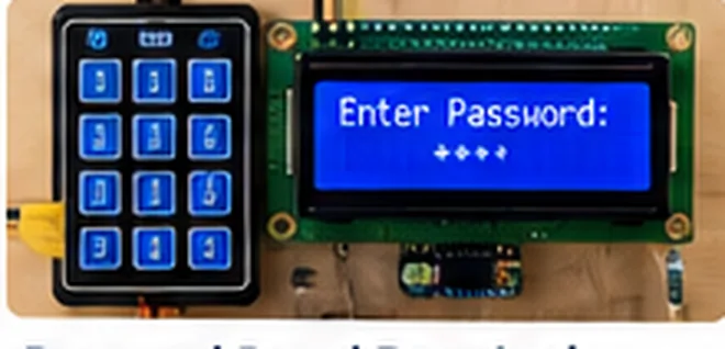 Keypad Password Door Lock Demo concept illustration