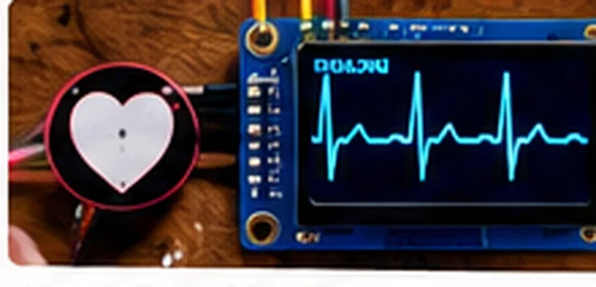 Pulse Rate Monitoring Display concept illustration